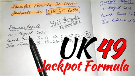 how to win uk 49 lottery